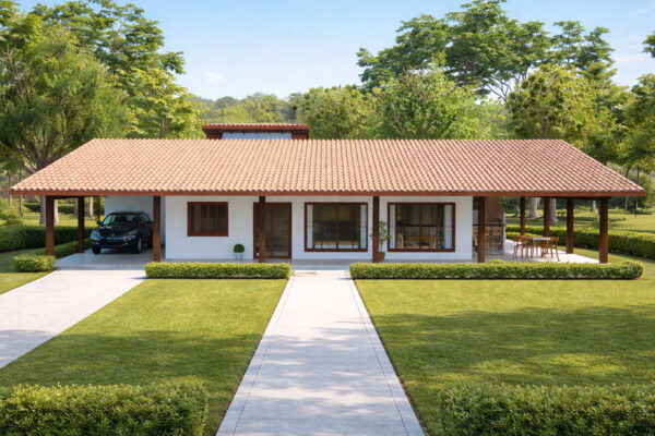 modelo de casa de campo