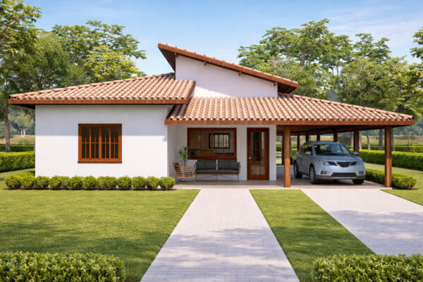 modelo de casa de campo