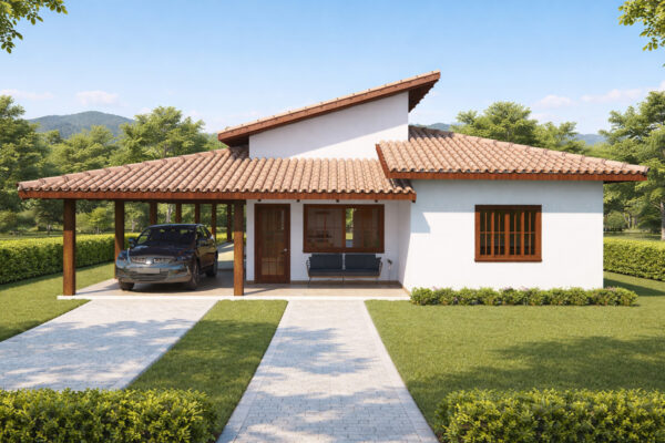 modelo de casa de campo