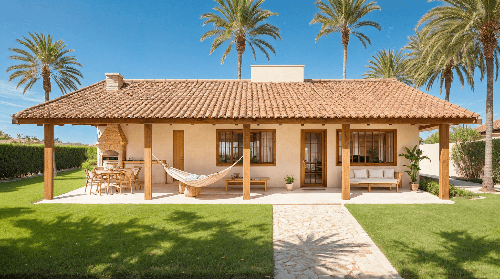 casa de playa sencilla y pequeña