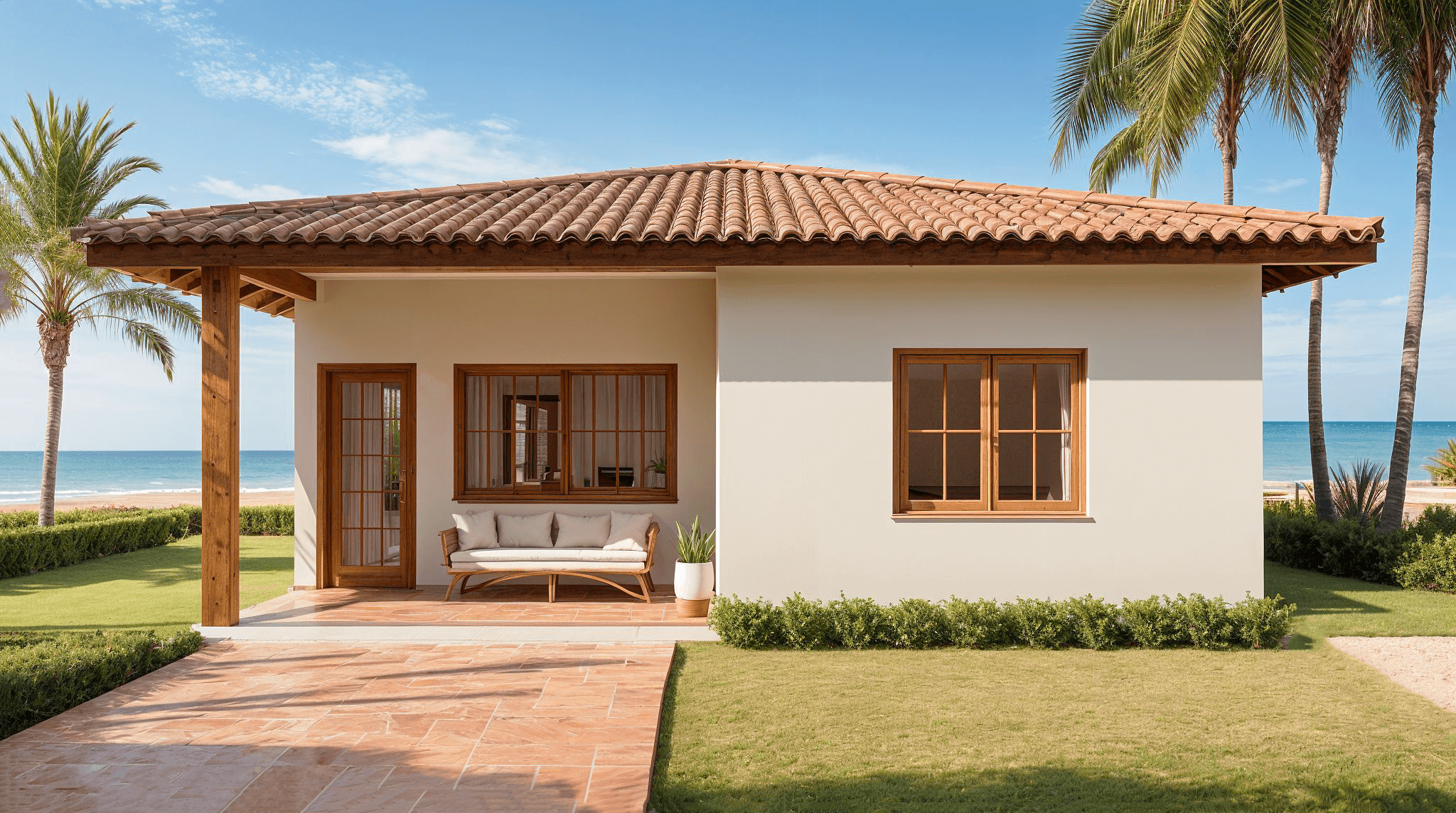 modelo de casa de playa sencilla