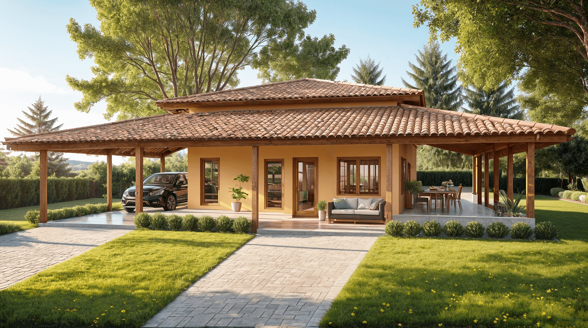 modelo casa de campo