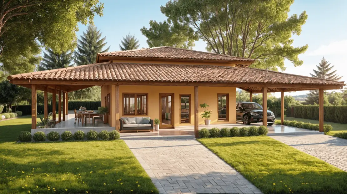 modelo de casa de campo