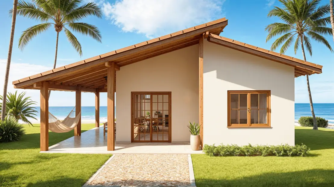casa de playa pequeña
