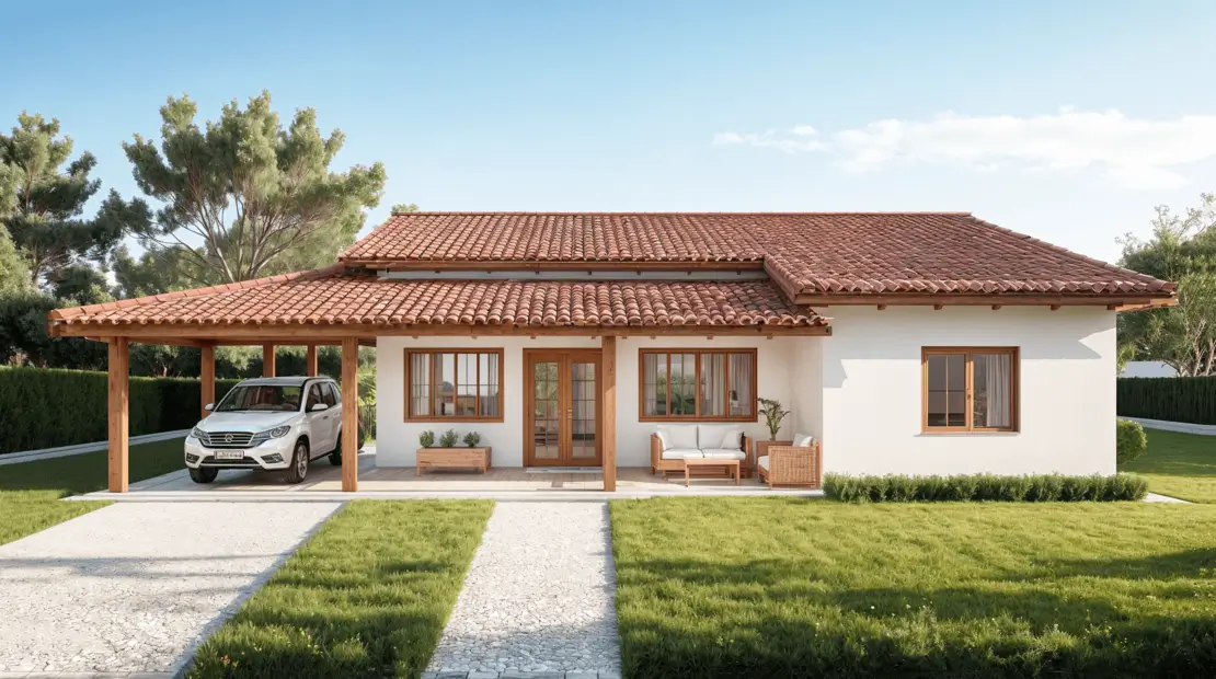 modelo de casa de campo