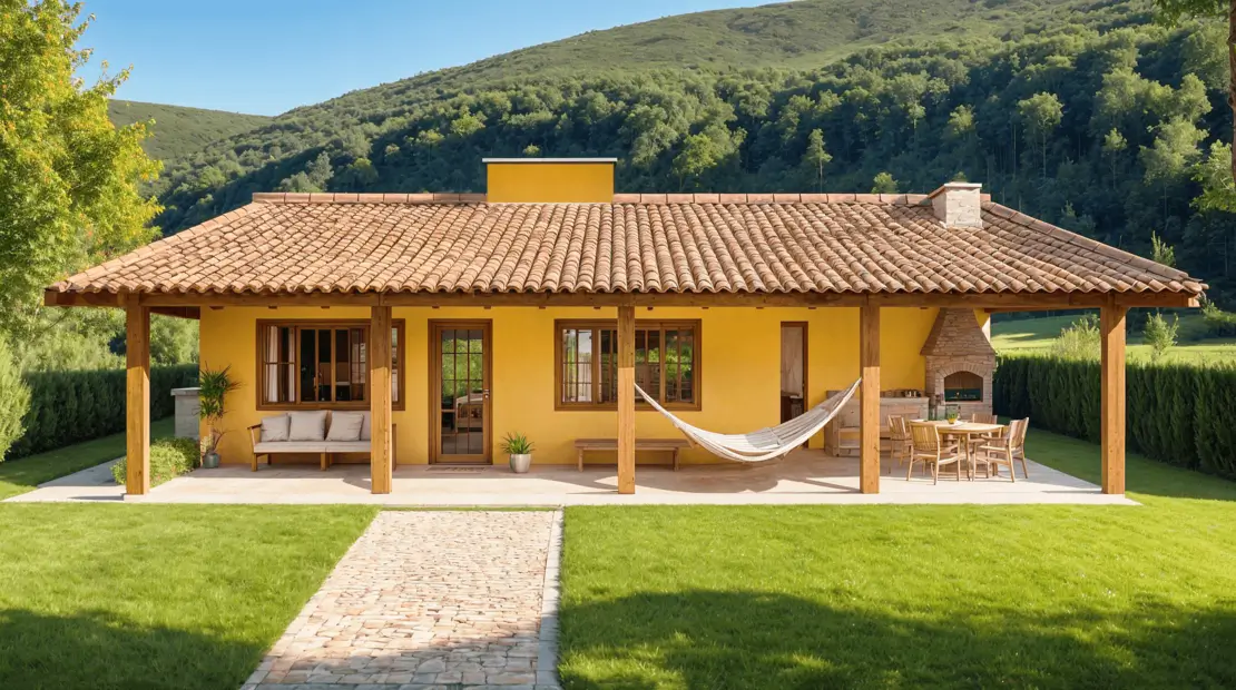 casa de campo pequeña