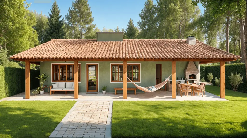 casa de campo pequeña