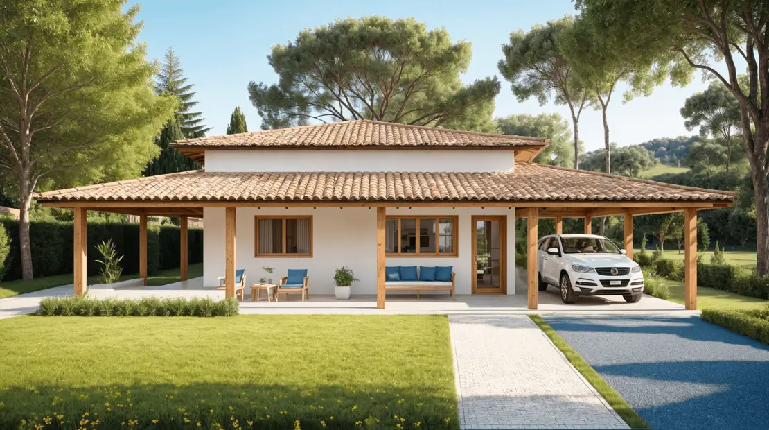 modelo de casa de campo