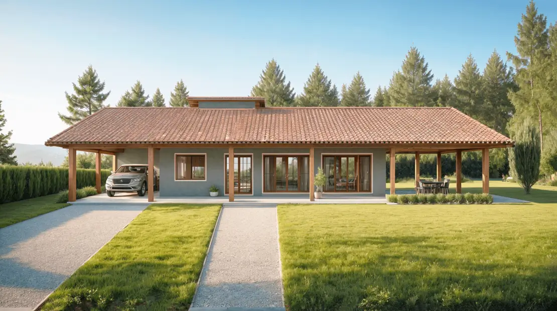 modelo de casa de campo