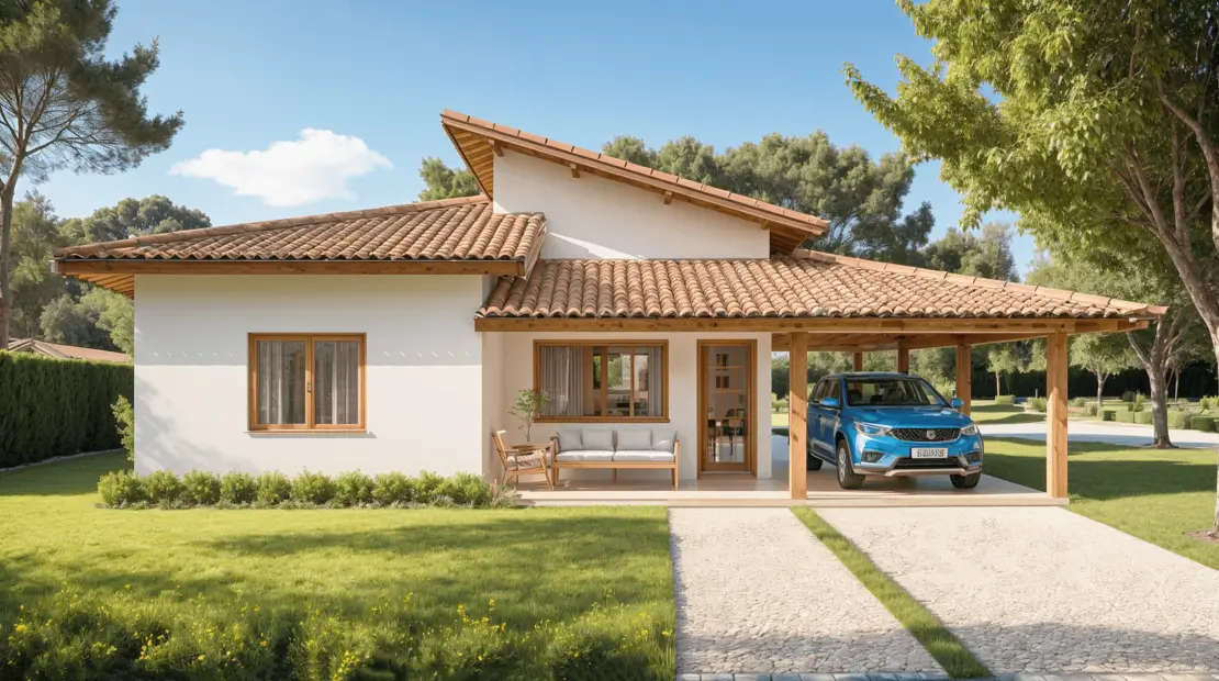 modelo de casa de campo bonita
