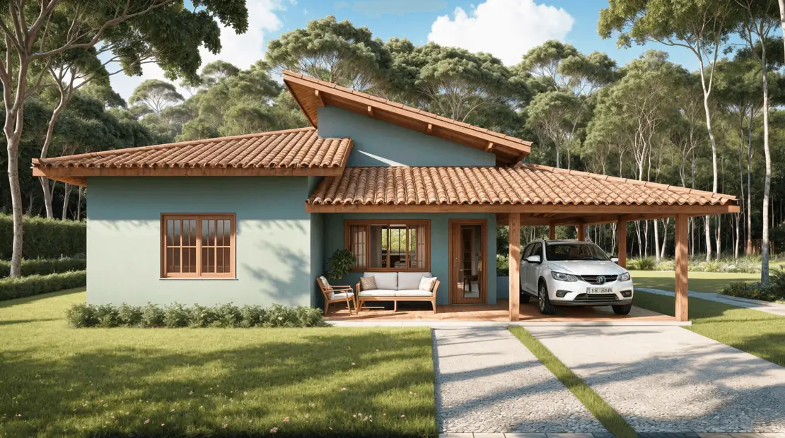 modelo de casa de campo