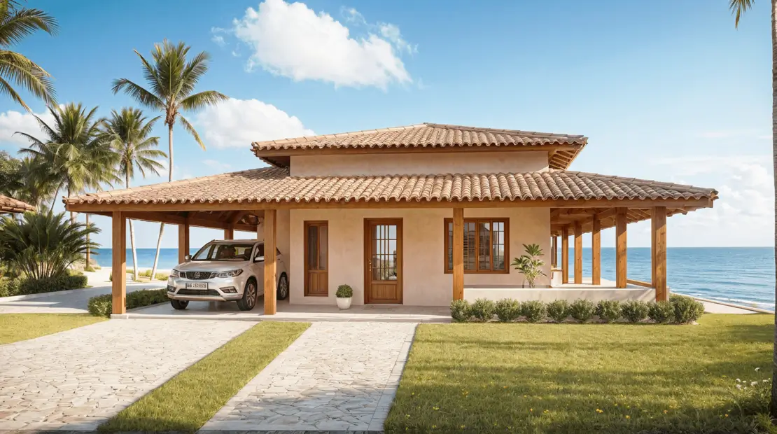 modelo de casa de playa