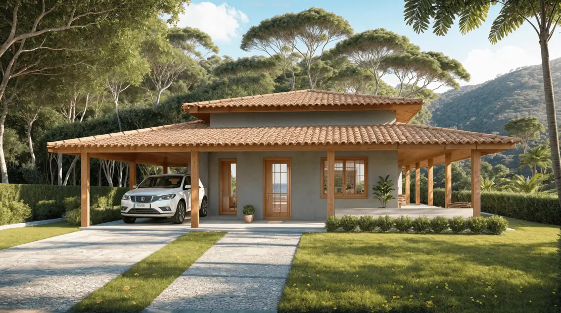 casa de campo sencilla y bonita