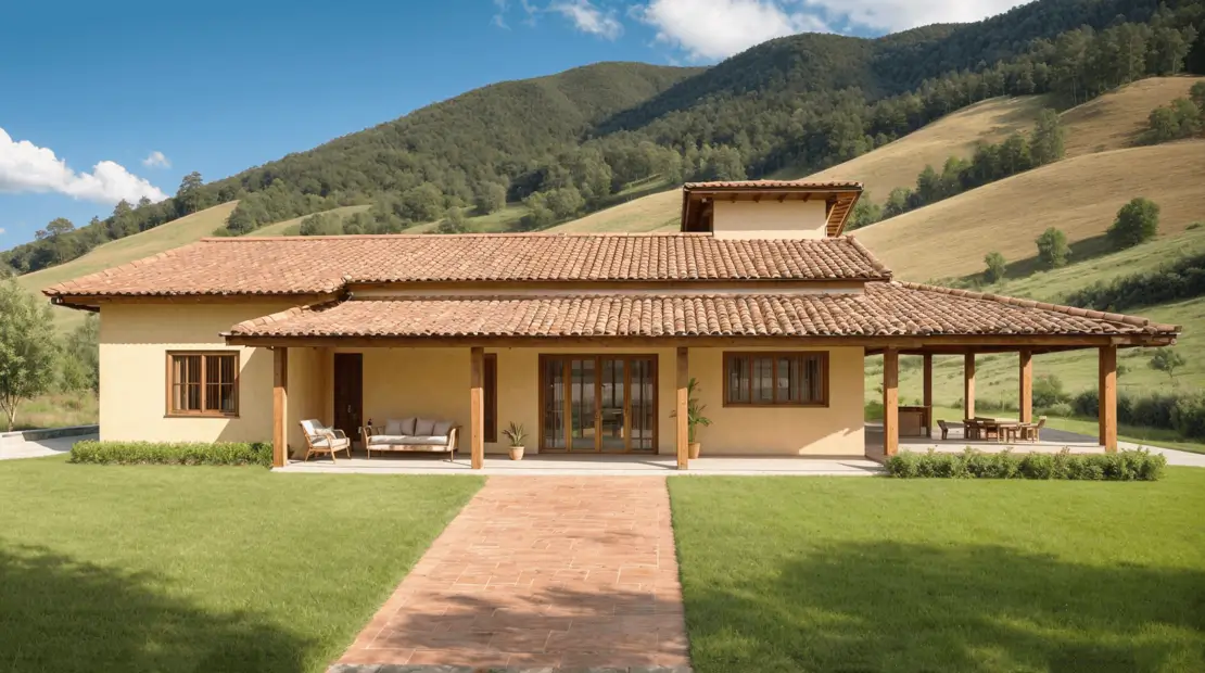 modelo de casa de campo