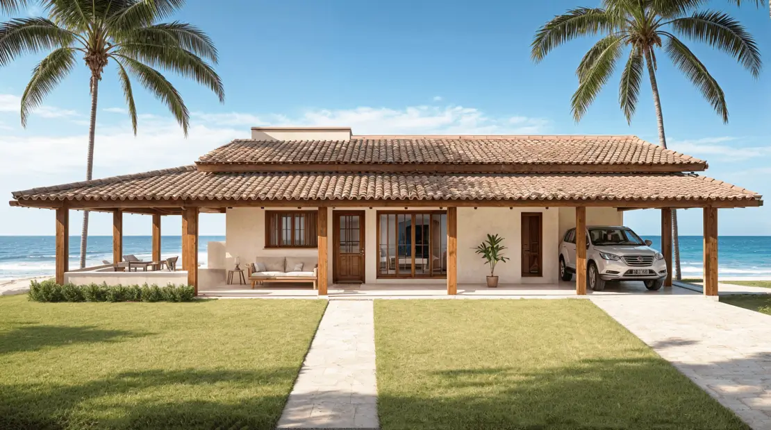 modelo de casa de playa
