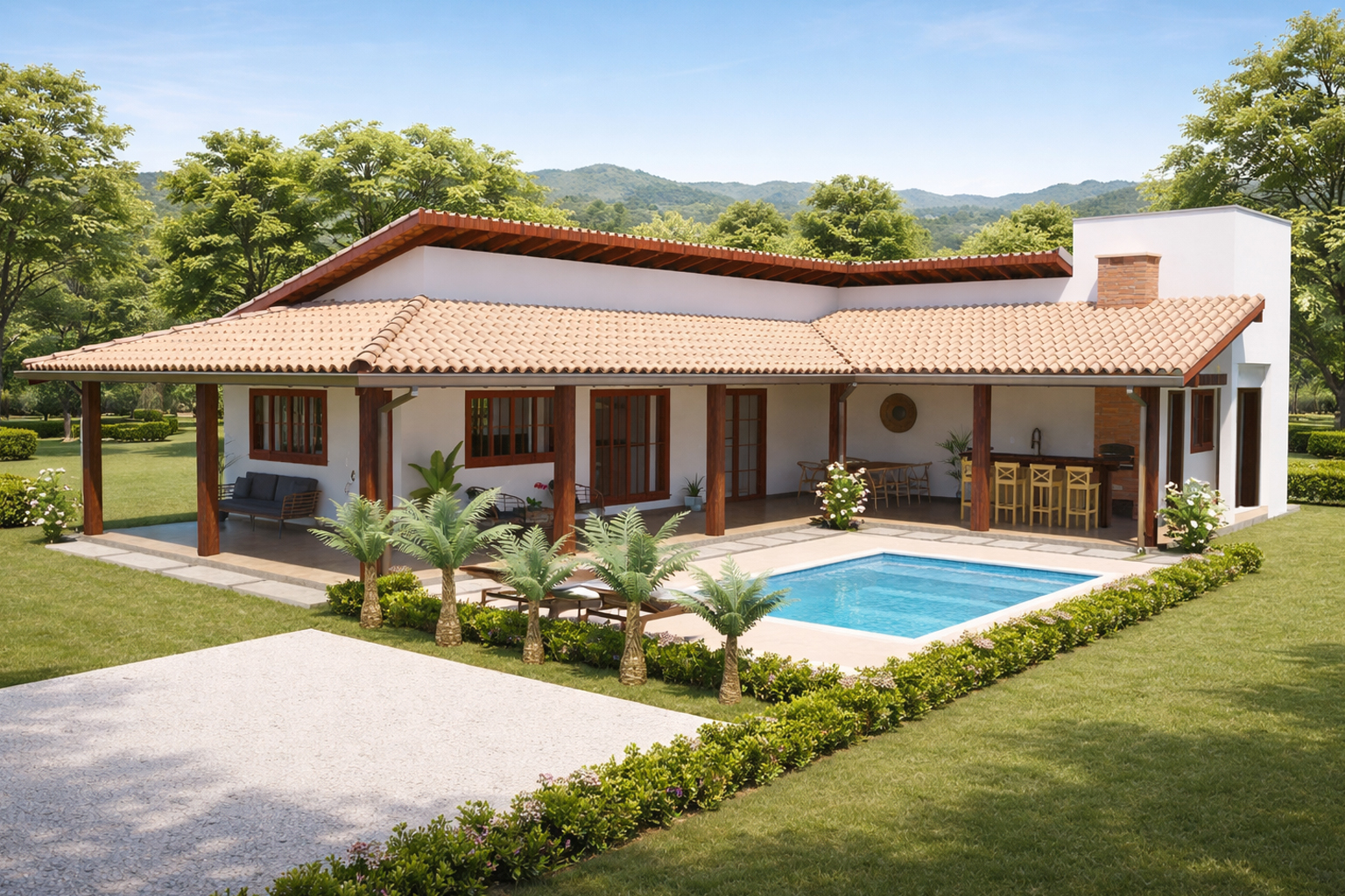 P18 – Casa de Campo en L