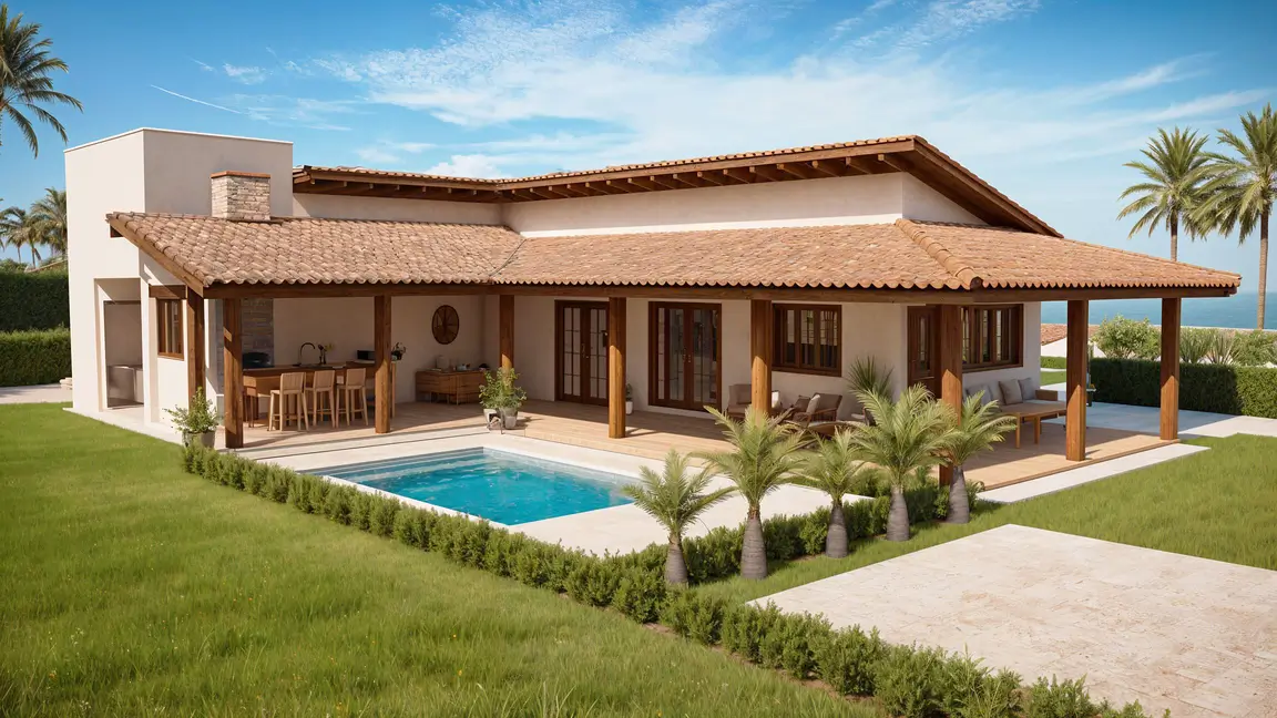 casa de playa en l