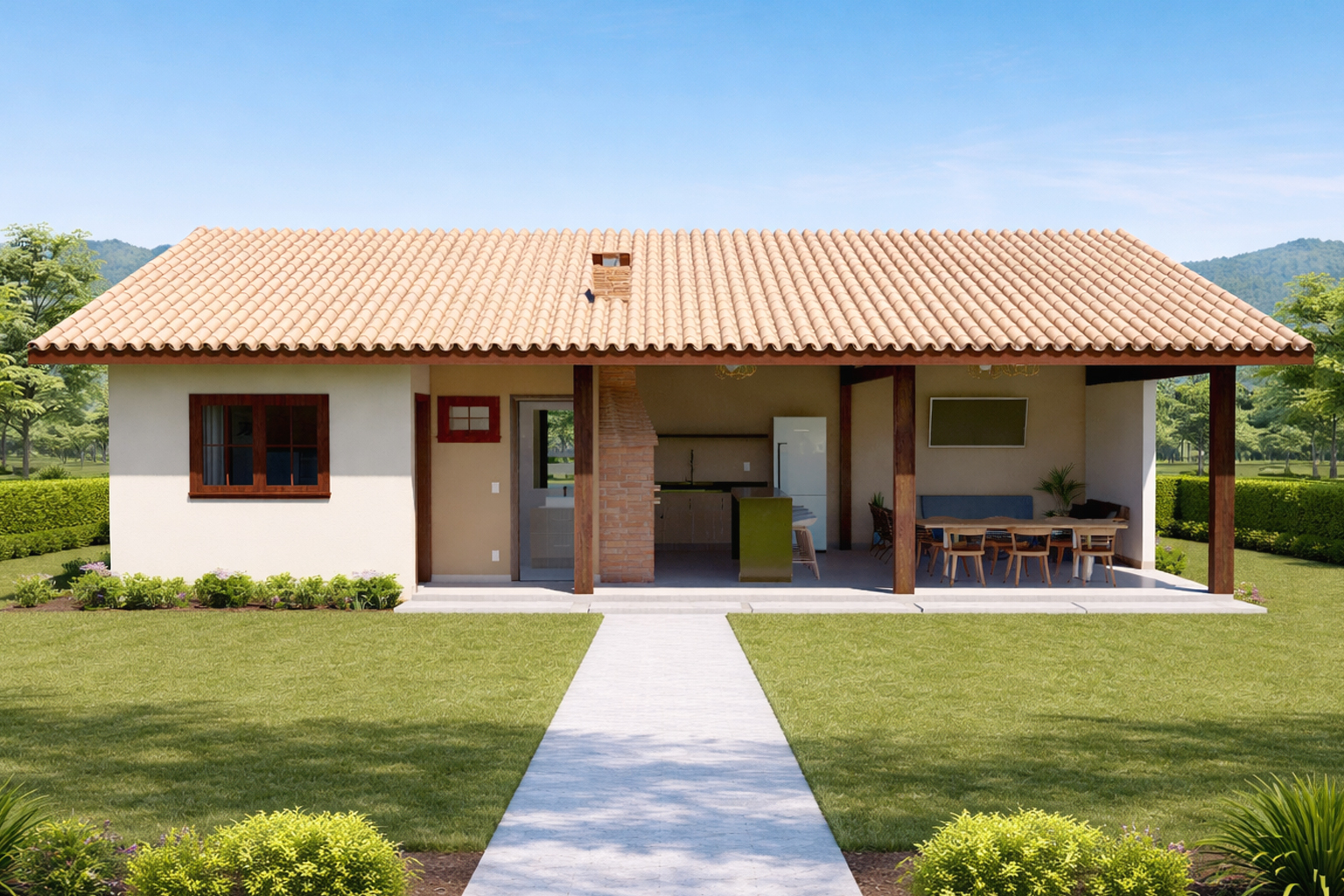P22 – Anexo con Área Gourmet y Dormitorio